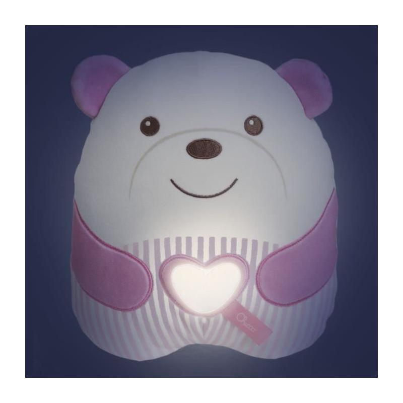 Doudou Peluche Ourson CHICCO Rose - Pour les bébés