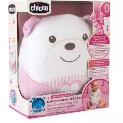 Doudou Peluche Ourson CHICCO Rose - Pour les bébés Doudou Peluche Ourson CHICCO Rose - Pour les bébés