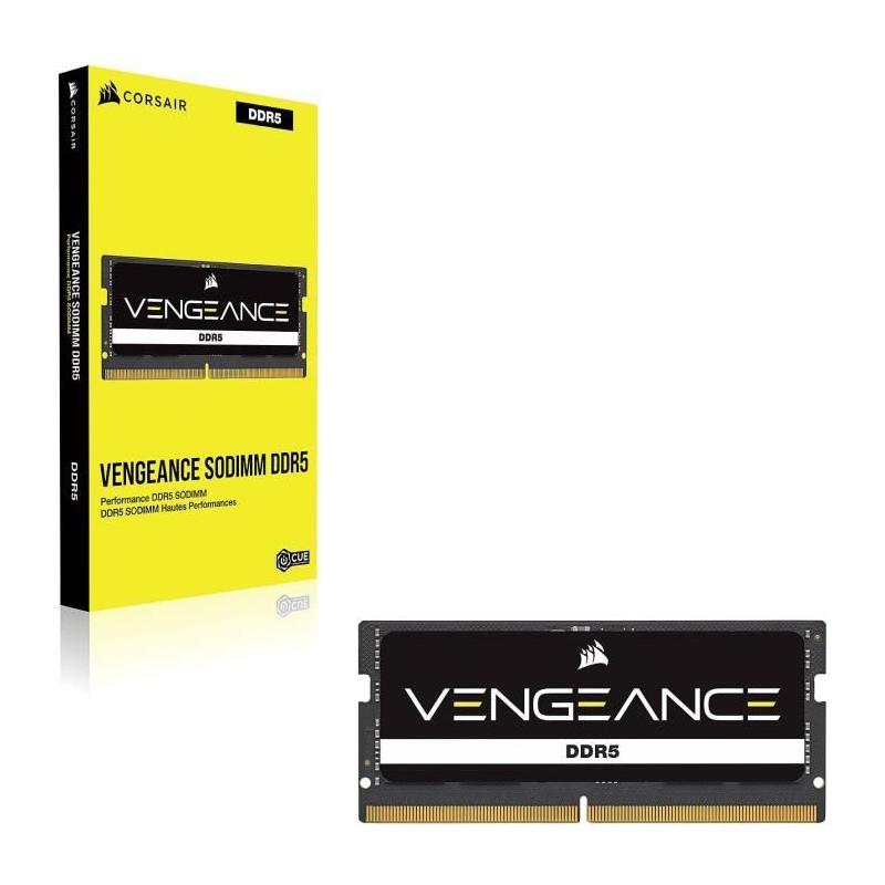 Mémoire Corsair Vengeance 16 Go 5200 MHz - Pour PC portable