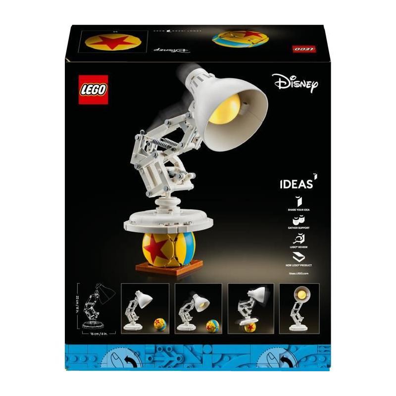 LEGO Ideas 21357 Disney Pixar Luxo Jr. - Set de Construction Collector pour Adulte