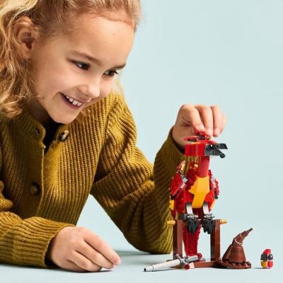 LEGO Harry Potter 76448 Fumseck : Le Phénix de Dumbledore - Un jouet magique pour les filles de 8 ans