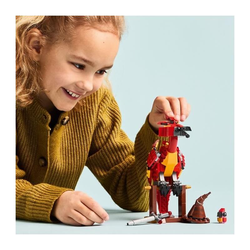 LEGO Harry Potter 76448 Fumseck : Le Phénix de Dumbledore - Un jouet magique pour les filles de 8 ans