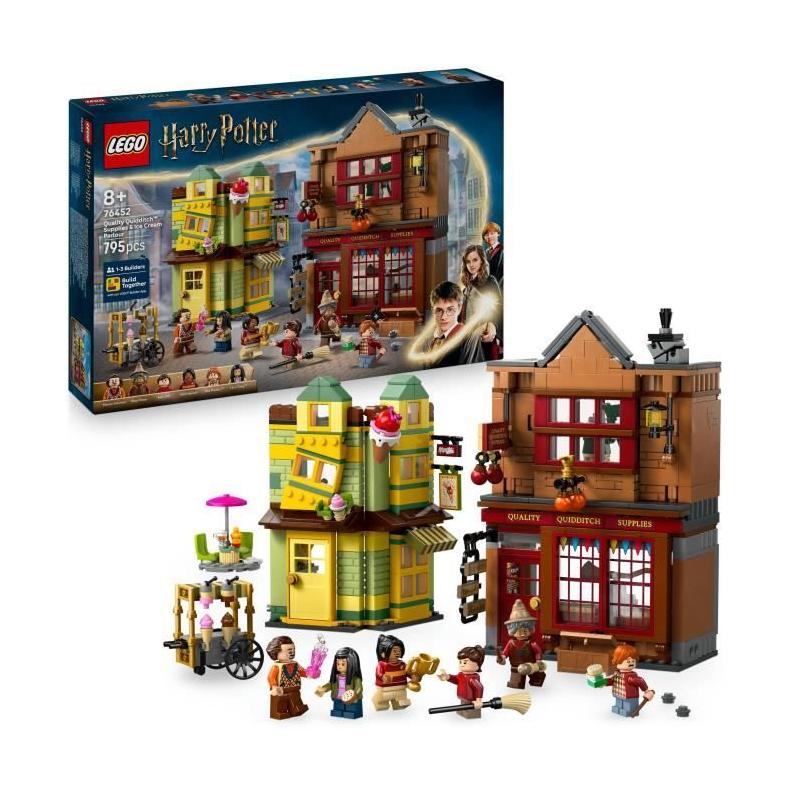 LEGO Harry Potter 76452 : Magasin Quidditch et Glaces, jeu de construction 8 ans