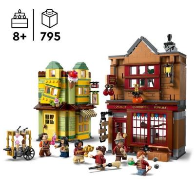 LEGO Harry Potter 76452 : Magasin Quidditch et Glaces, jeu de construction 8 ans