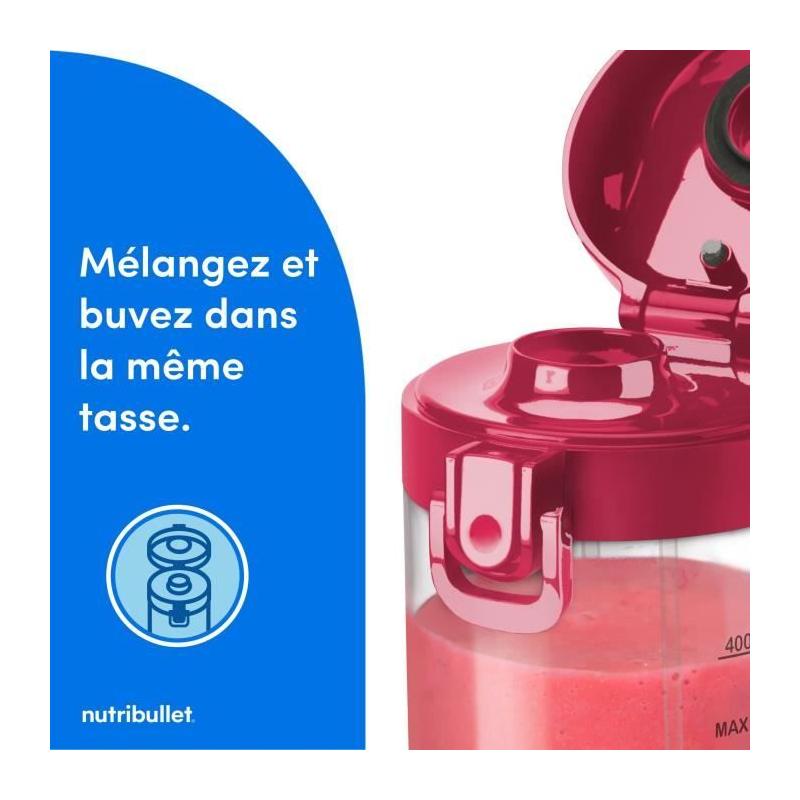 Mélangeur portable NutriBullet - NBP003MA - 475ml - Sans BPA - Recharge USB-C