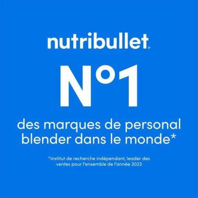 Mélangeur portable NutriBullet - NBP003MA - 475ml - Sans BPA - Recharge USB-C
