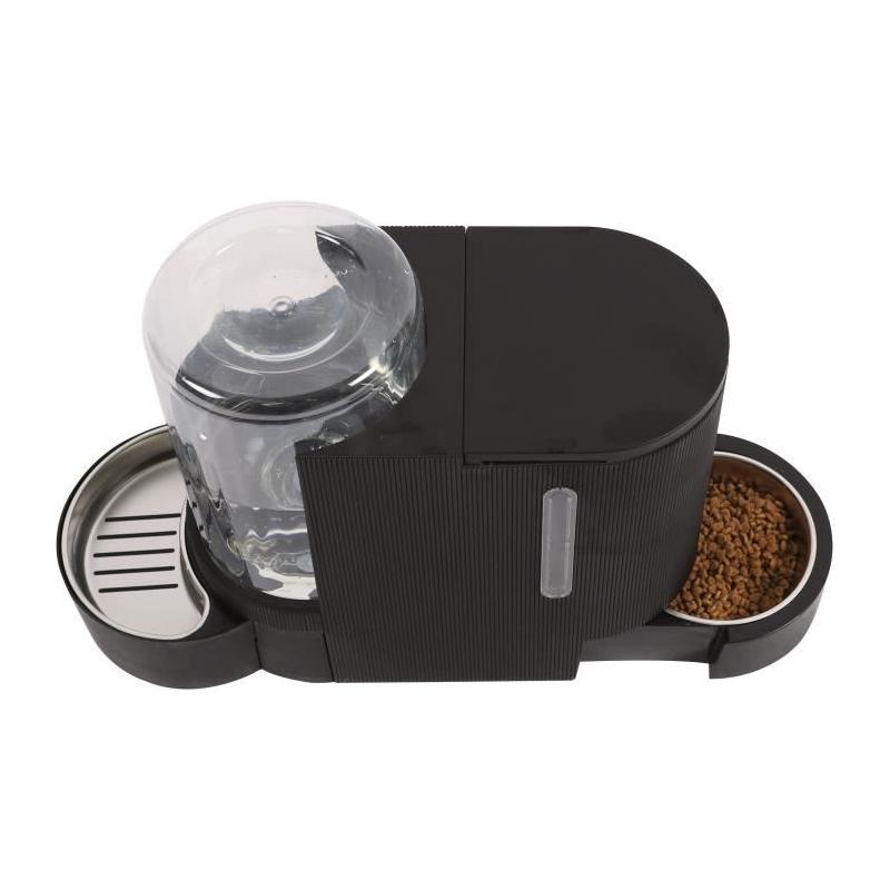 Distributeur de croquettes et d'eau M.PETS DUPLO - Pratique et spacieux