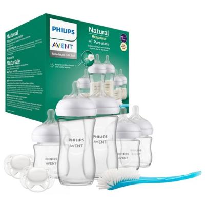 Coffret de Naissance Biberon Verre Natural Philips Avent 240 ml