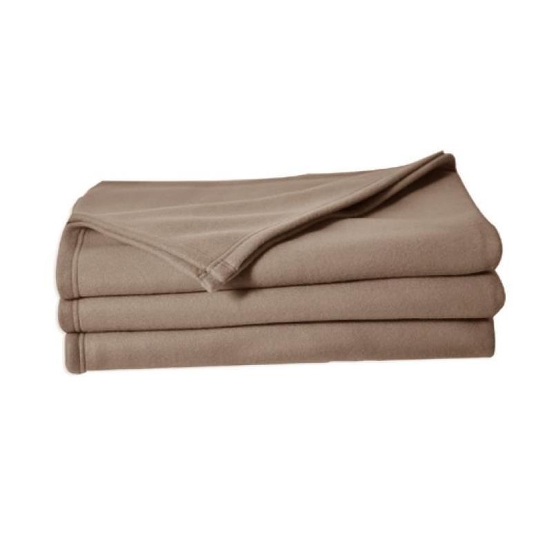 Couverture polaire TAUPE 180 - Chaleur et douceur pour l'hiver