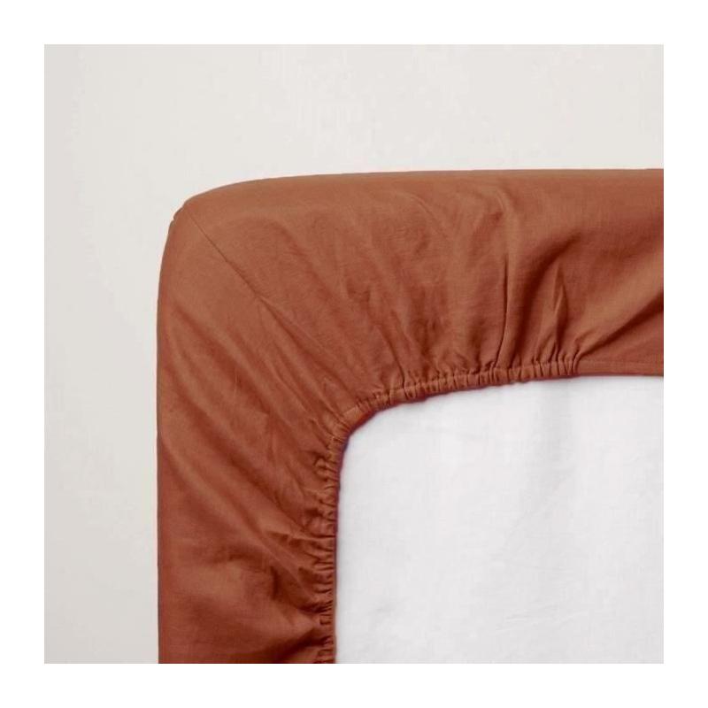 Drap housse en jersey - P'TIT DODO - 70 x 140 cm - Tomette