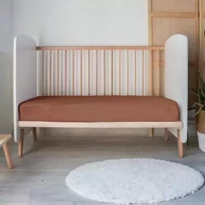 Drap housse en jersey - P'TIT DODO - 70 x 140 cm - Tomette Drap housse en jersey - P'TIT DODO - 70 x 140 cm - Tomette