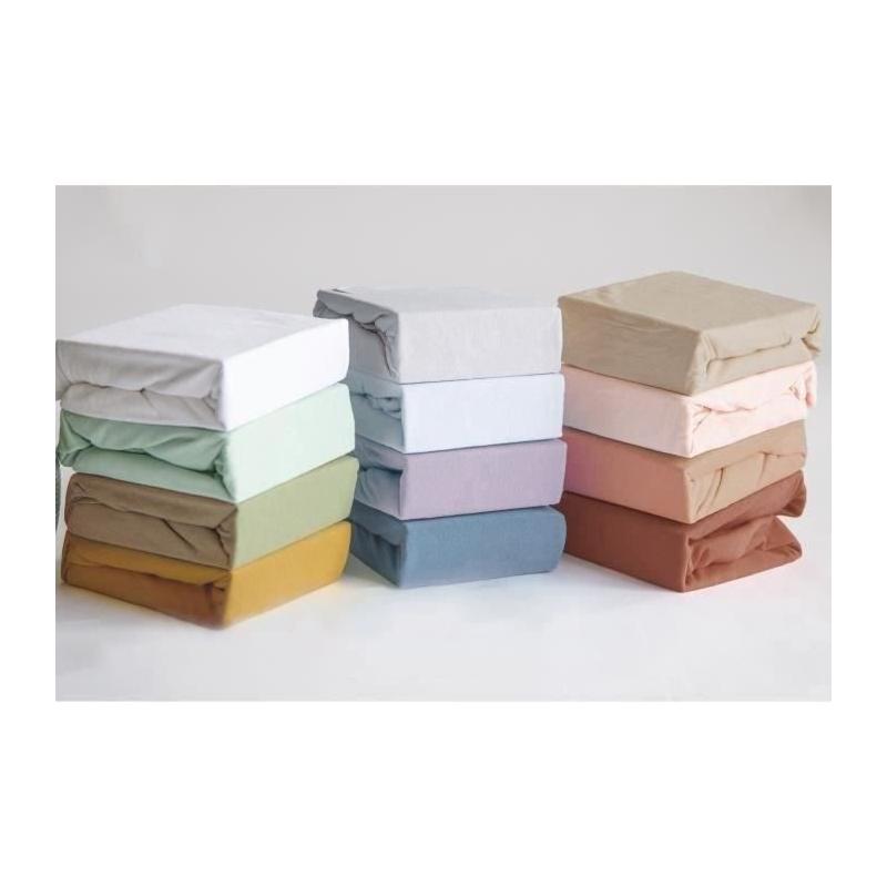 Drap housse en jersey - P'TIT DODO - 70 x 140 cm - Tomette