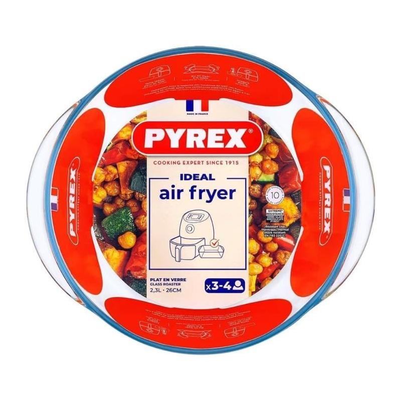 Plateau pour four PYREX 26 cm en verre borosilicate