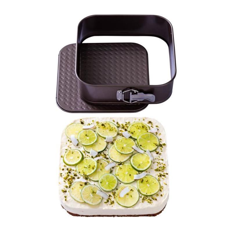 Moule à charnière Pyrex 24 cm carré antiadhésif