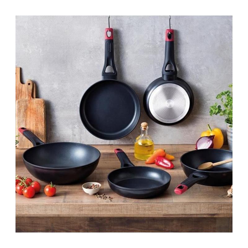 Poele antiadhésif Pyrex 20 cm sans PFAS - Aluminium forgé