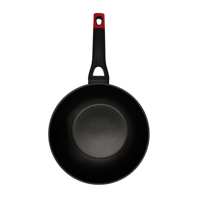 Wok Pyrex 28 cm en aluminium forgé antiadhésif