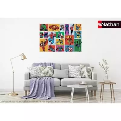 Puzzle 3000 pièces Retro Marvel Mes Héros, Qualité supérieure Puzzle 3000 pièces Retro Marvel Mes Héros, Qualité supérieure