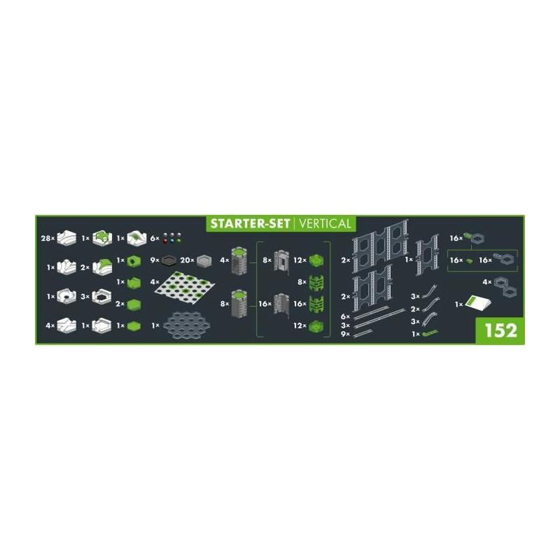 GraviTrax PRO Starter Set Vertical: Circuit de billes captivant