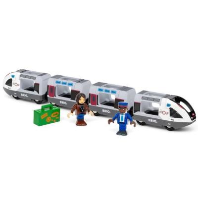 Train TGV INOUI SNCF BRIO - Circuit en bois - 3 ans+