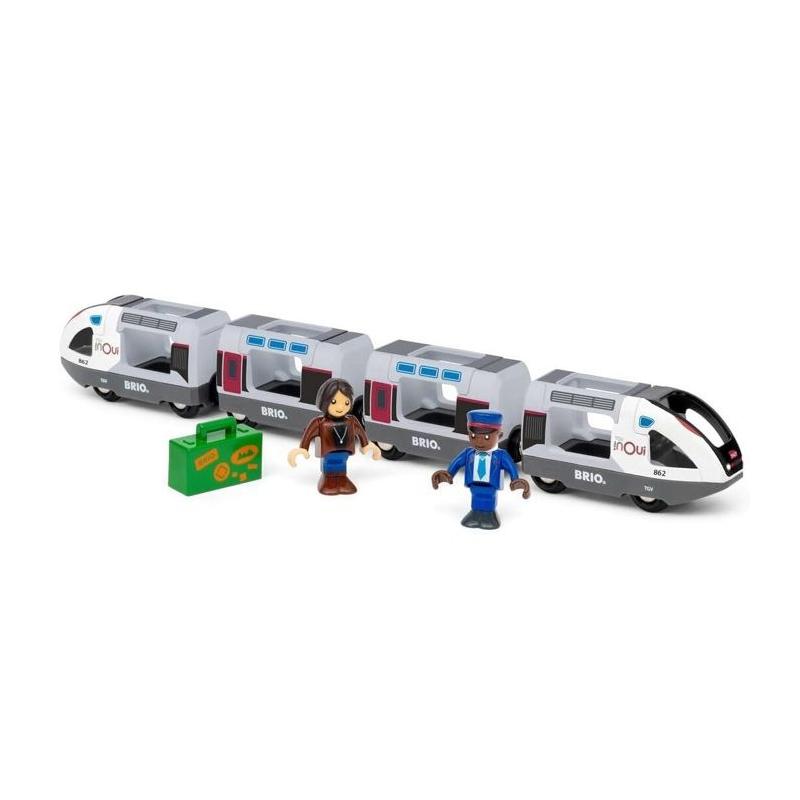 Train TGV INOUI SNCF BRIO - Circuit en bois - 3 ans+