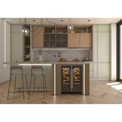 Cave à vin encastrable ROSIERES 38 bouteilles - Deux zones de température