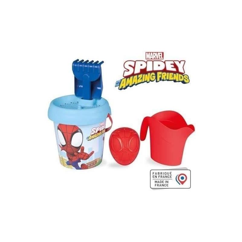 SMOBY - Spidey Seau MM Garni Arrosoir: Station de jeux fun!