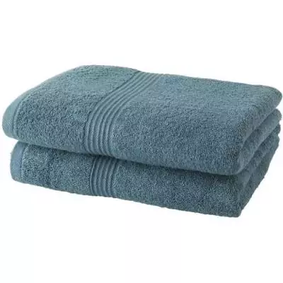 Lot de 2 serviettes de toilette TODAY 50x90 cm - Douceur et qualité en coton bio