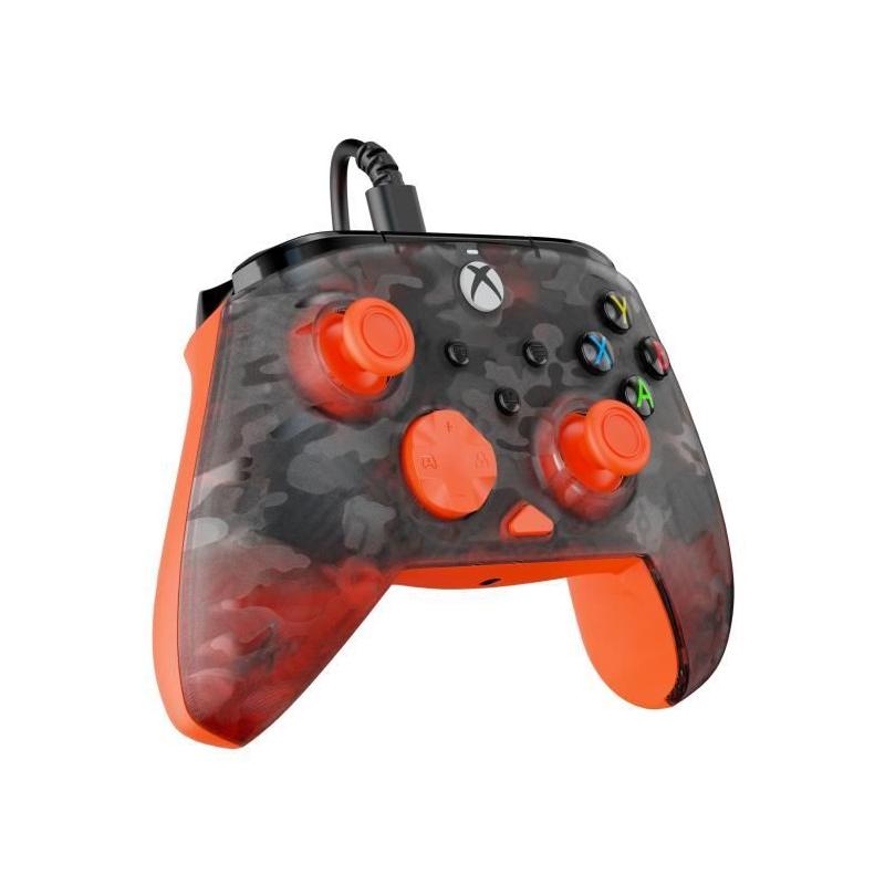 Manette de jeu Xbox Series X|S | Camouflage Noir / Orange