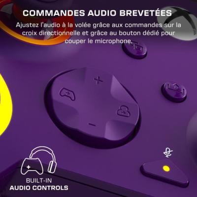 Manette de jeu Afterglow Wave pour Xbox - RGB Violet