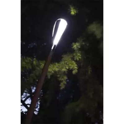 Lampe solaire Epi solaire blanche - Élégance et luminosité pour votre extérieur