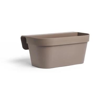 Jardinière crochet GARDEN ID Star - Taupe 50 x 21 cm - Fixation facile