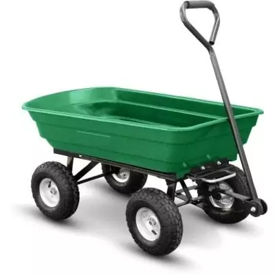 Chariot de jardin plastique - Pratique et résistant