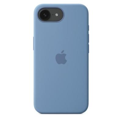 Coque iPhone 16E Silicone Bleu d'hiver • Protection Téléphone