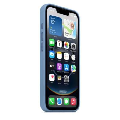 Coque iPhone 16E Silicone Bleu d'hiver • Protection Téléphone