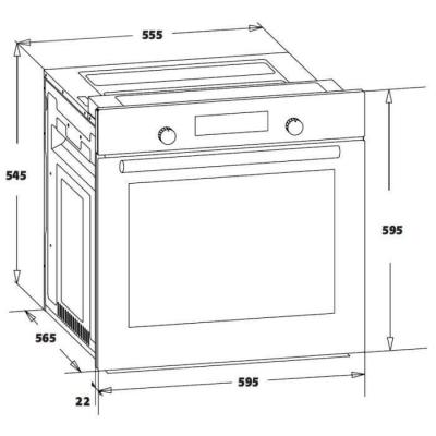 Four encastrable catalyse OCEANIC F60IX Inox - Puissance et propreté assurées