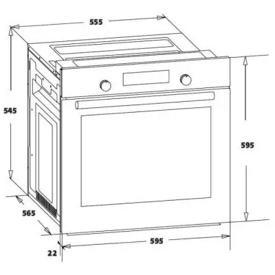 Four encastrable catalyse OCEANIC F60IX Inox - Puissance et propreté assurées