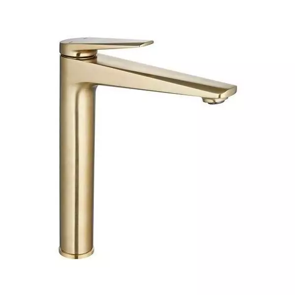 Mitigeur lavabo haut - EDOUARD ROUSSEAU - GLOSS - Laiton brossé