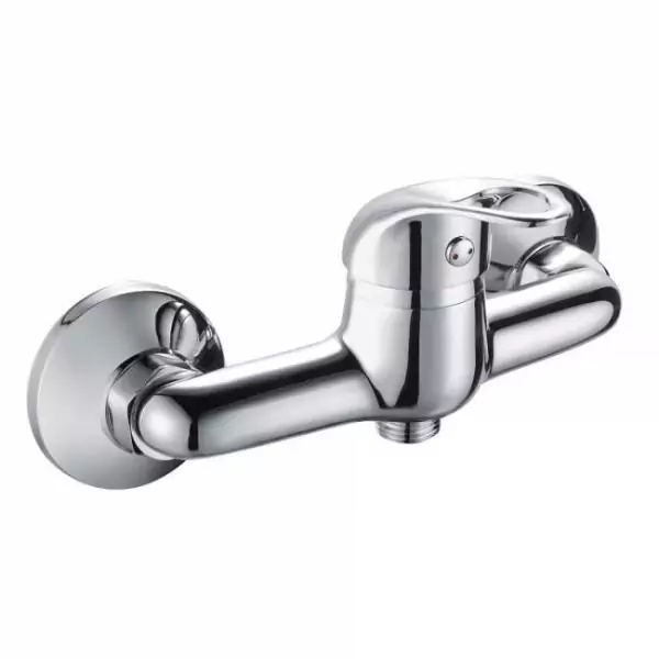 Mitigeur de douche - EDOUARD ROUSSEAU - Jocker - Design sobre - Poignée métal fine - Cartouche céramique Ø 35 mm - Chromé