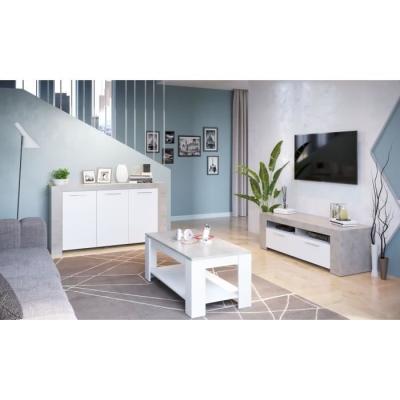 Buffet AMBIT: Style béton satiné pour un rangement moderne