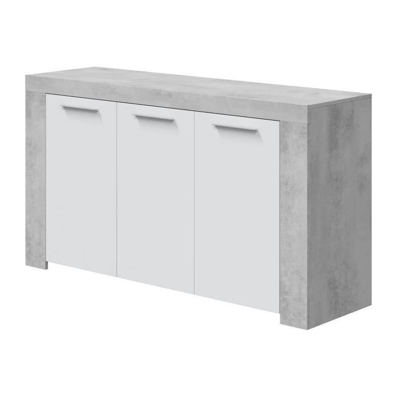 Buffet AMBIT: Style béton satiné pour un rangement moderne