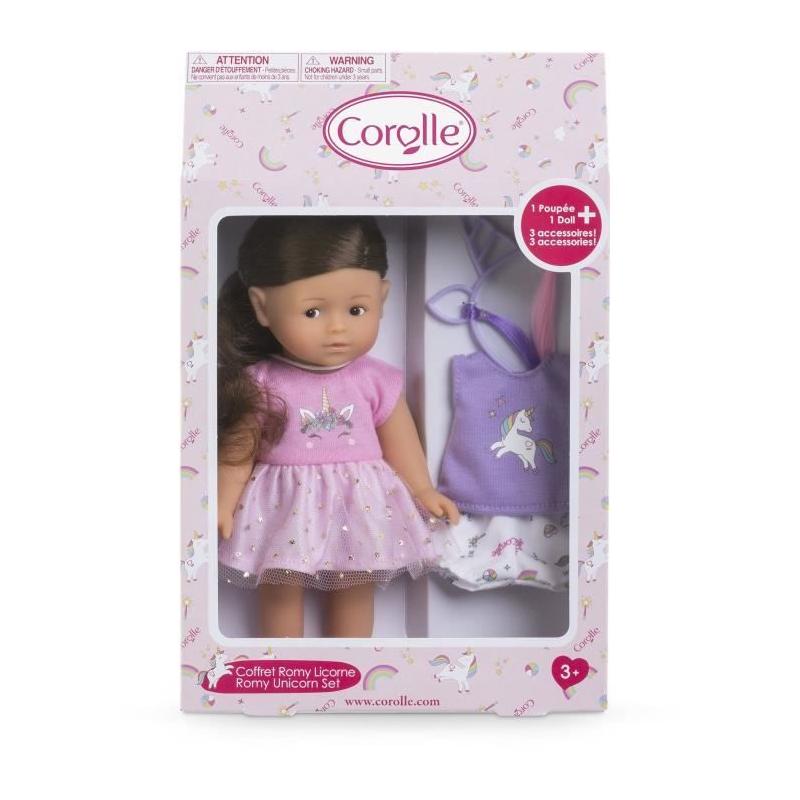 Mini poupée Corolle Romy Licorne 20 cm - vanille - cadeau parfait