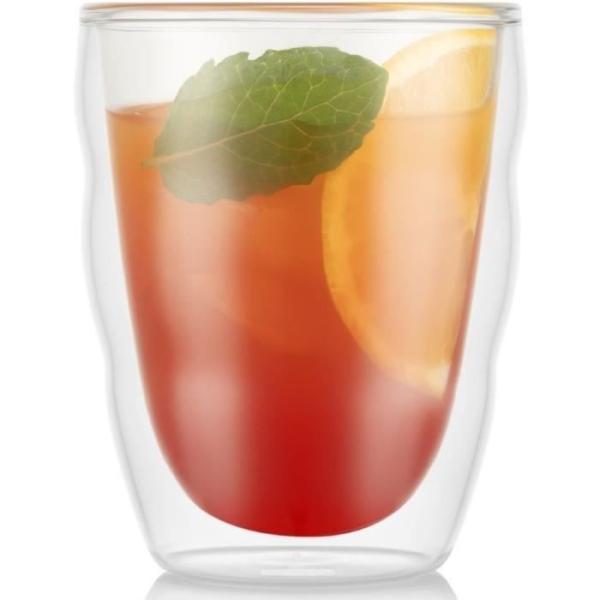 Set 2 verres - BODUM - Pilatus - Double paroi - 0.25 l - Transparent