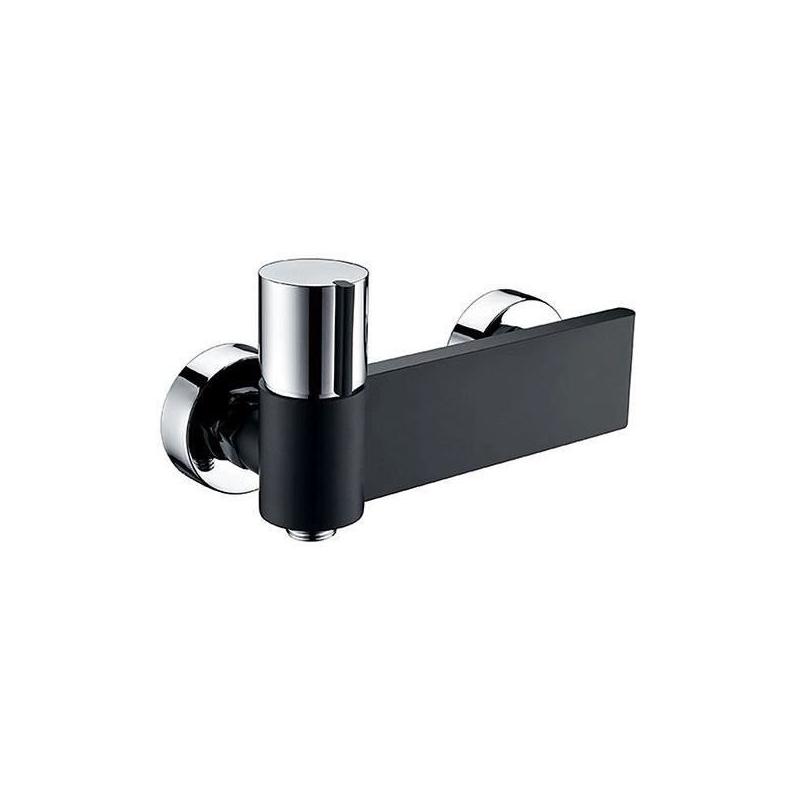 Mitigeur douche Edouard Rousseau - BLACK STEEL - Noir / Chromé