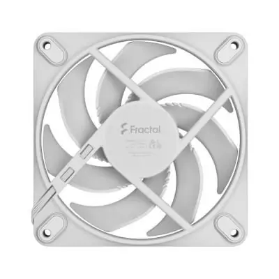 Ventilateur PC FRACTAL DESIGN Momentum 12 - Contrôle PWM - Blanc
