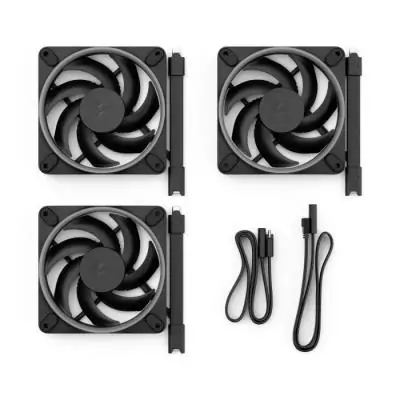 Ventilateur PC FRACTAL DESIGN Momentum 12 RGB - 3 packs - Contrôle PWM Ventilateur PC FRACTAL DESIGN Momentum 12 RGB - 3 packs - Contrôle PWM