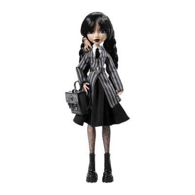 Poupée Monster High Mercredi Addams en Uniforme avec La Chose