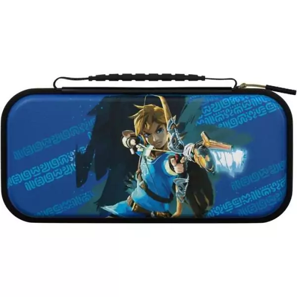 Housse de protection - PDP - Link - Compatible Nintendo Switch - Design lumineux - Support intégré