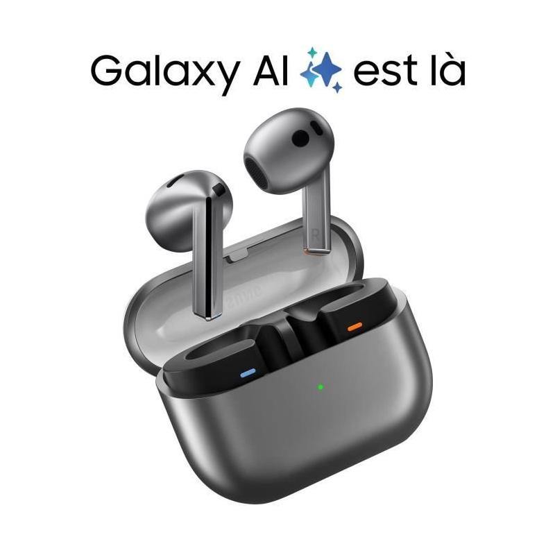 Ecouteurs Samsung GALAXY Buds 3 argent - Oreillette Bluetooth compacte
