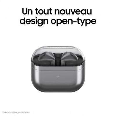 Ecouteurs Samsung GALAXY Buds 3 argent - Oreillette Bluetooth compacte