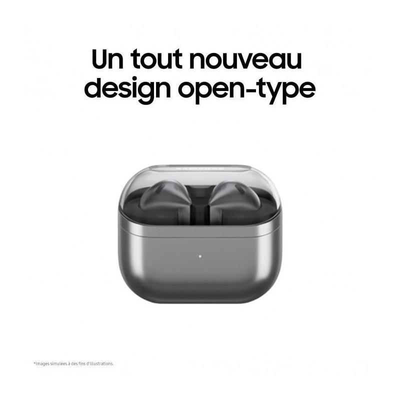 Ecouteurs Samsung GALAXY Buds 3 argent - Oreillette Bluetooth compacte